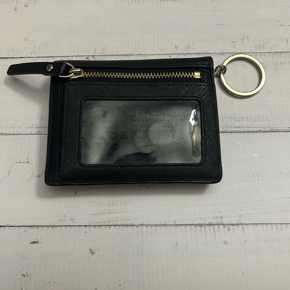 Kate Spade Black Card Holder with Keyring LOA - Picture 2 of 7